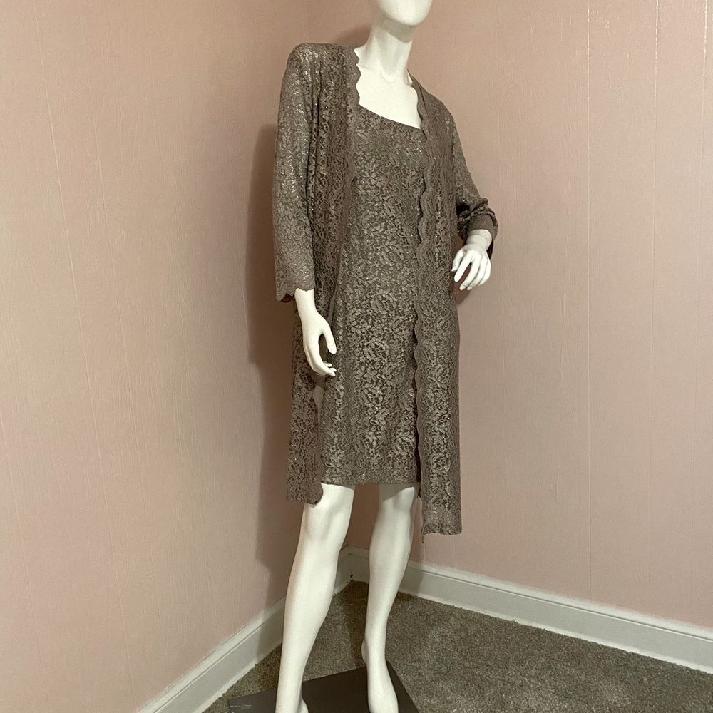 Elegant Two-Piece Dress and Topper